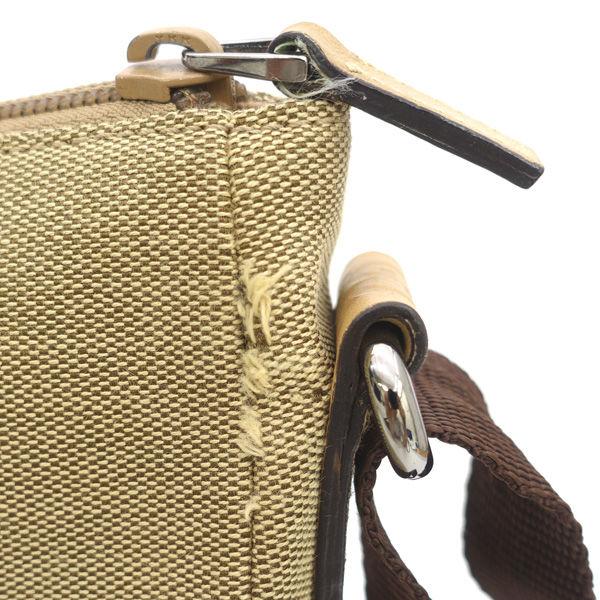 GUCCI / グッチ ショルダーバッグ GGシマ ベージュ系 キャンバス