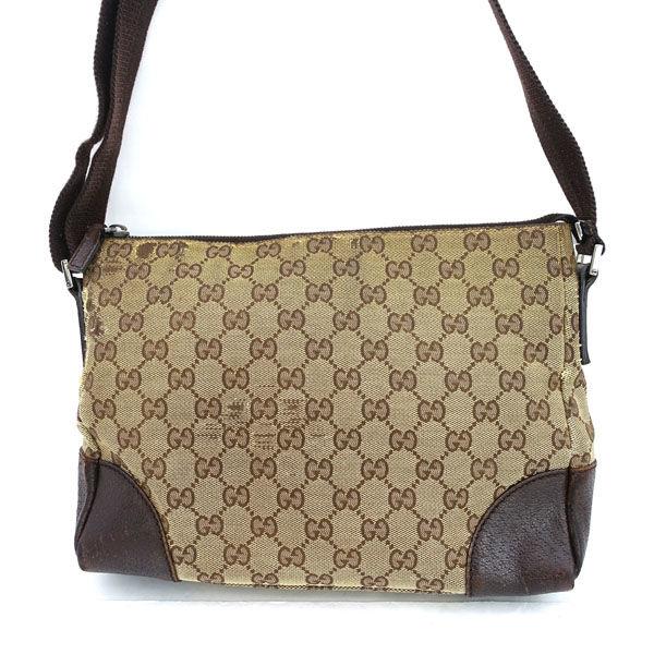 GUCCI / グッチ GGキャンバス ショルダーバッグ ブラウン ブランド