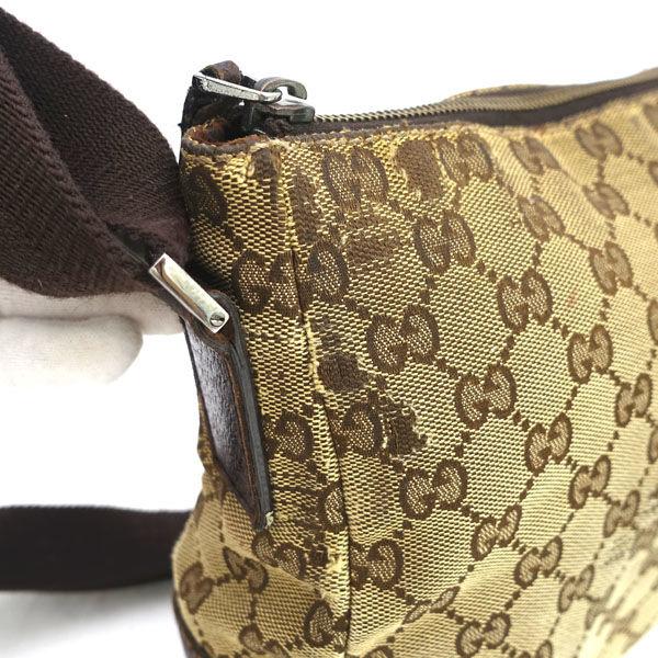 GUCCI / グッチ GGキャンバス ショルダーバッグ ブラウン ブランド