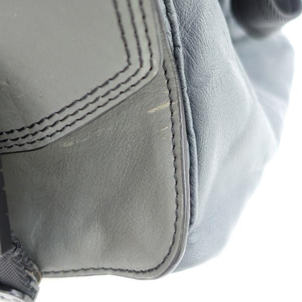 DIESEL（ディーゼル） 2WAY ミニボストン ハンドバッグ レザー グレー