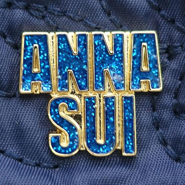 ANNA SUI（アナスイ） トートバッグ キルティング バタフライ ネイビー