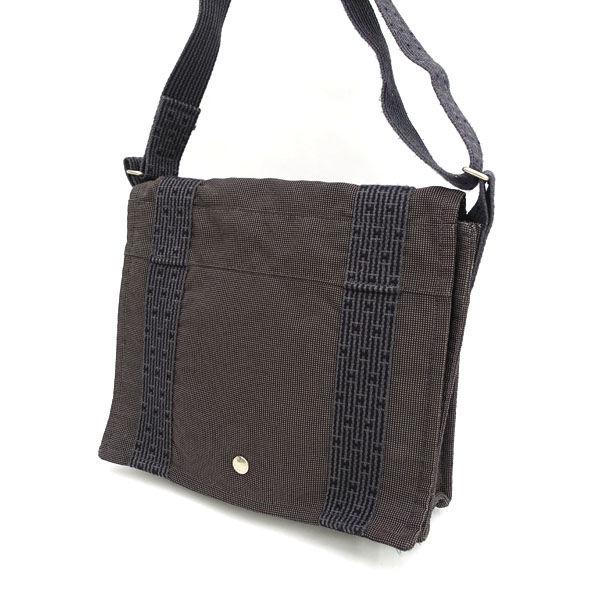 HERMES / エルメス エールライン バサスPM バッグ キャンバス グレー