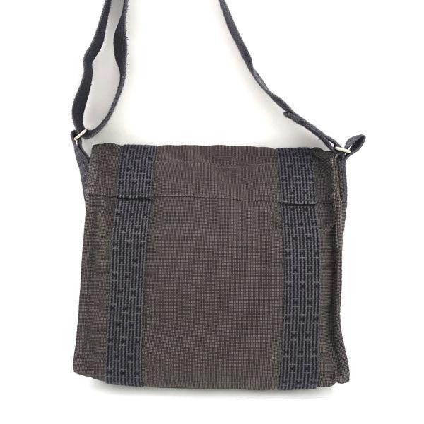 HERMES / エルメス エールライン バサスPM バッグ キャンバス グレー