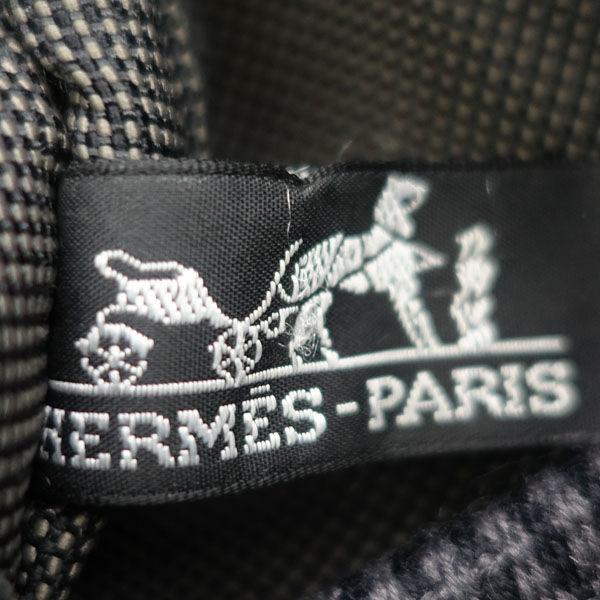 HERMES / エルメス エールライン バサスPM バッグ キャンバス グレー