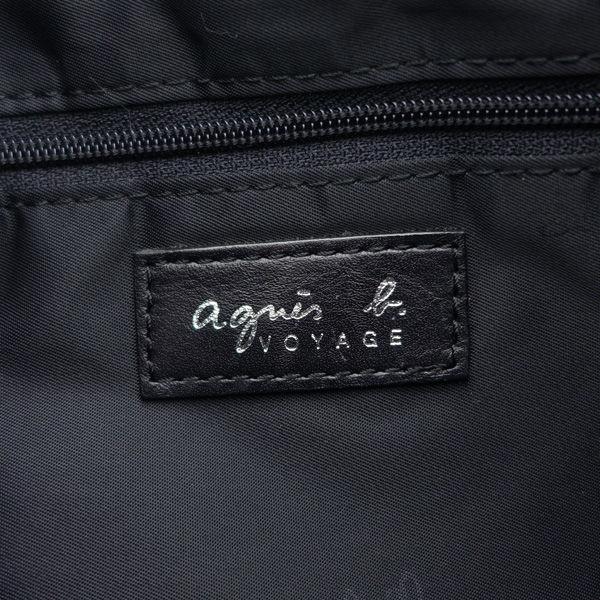 agnes b. b / アニエスベー セミショルダー ハンドバッグ レザー  