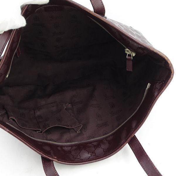 GUCCI / グッチ GGトートバッグ インプリメ PVC レッドブラウン 211137 492174 ブランド 中古_3