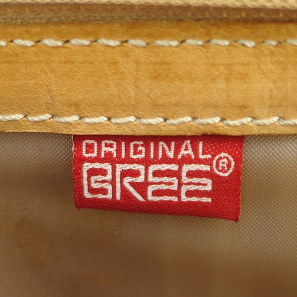 BREE（ブリー） セカンドバッグ クラッチ レザー キャメル ブランド