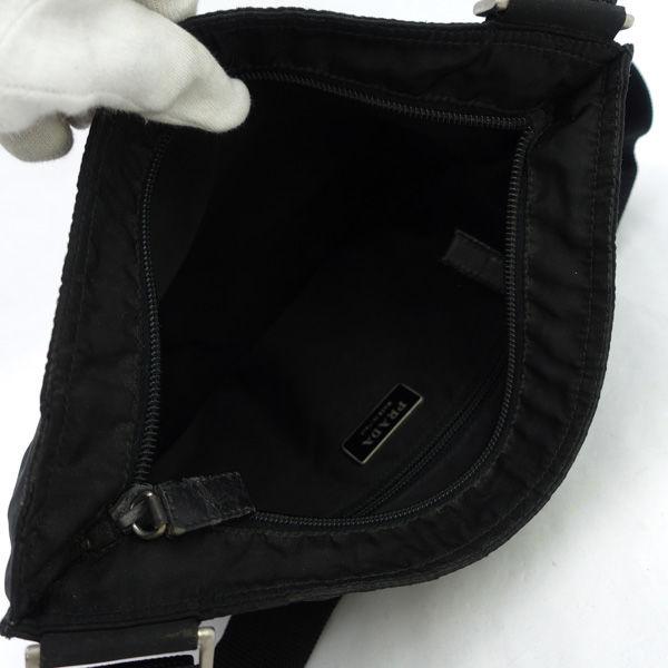 PRADA（プラダ） ショルダーバッグ テスート ブラック ブランド 中古