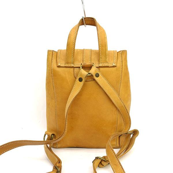 BREE（ブリー） バックパック リュック レザー キャメル ブランド 中古
