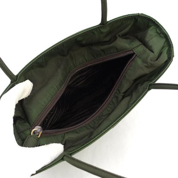 PRADA（プラダ） ハンドバッグ テスート グリーン B8490 ブランド 中古
