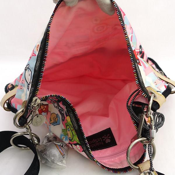 LeSportsac tokidoki コラボ 2way ショルダー ピンク LeSportsac - LeSportsac tokidoki コラボ 2way ショルダー ピンクの