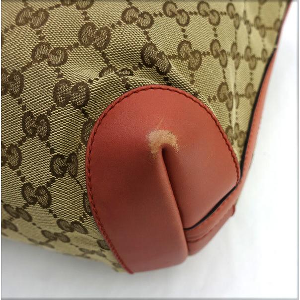 GUCCI / グッチ GGキャンバス トートバッグ ブラウン ベージュ 247209 ブランド 中古_5
