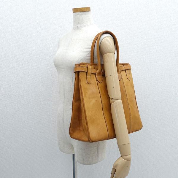 BREE（ブリー） トートバッグ ヌメレザー キャメル ブランド 中古