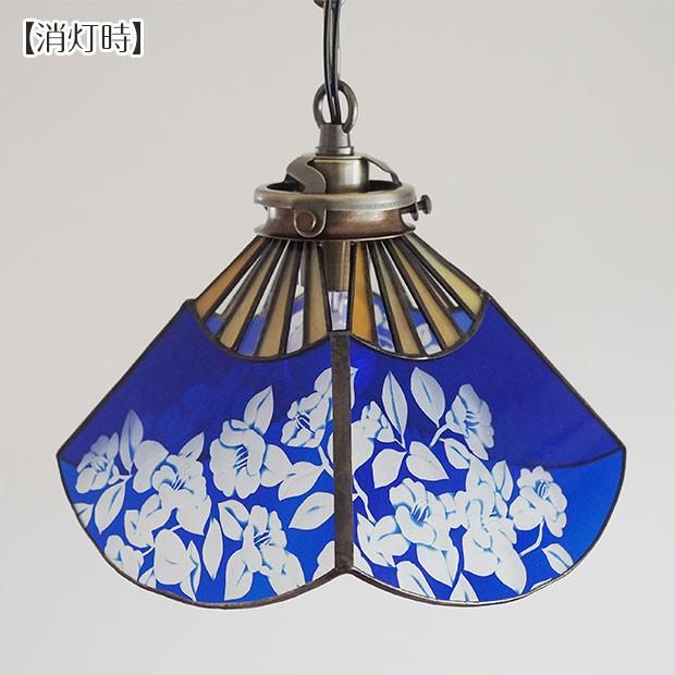 照明器具 ペンダントライト おしゃれ ステンドグラス サンドブラスト