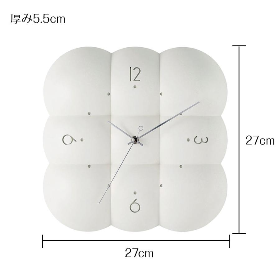 INTERFORM（インターフォルム） 壁掛け時計 ウォールクロック ポイント
