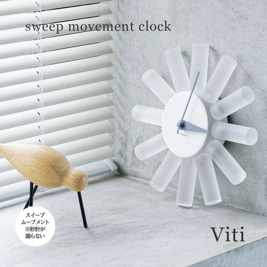INTERFORM（インターフォルム） 壁掛け時計 ウォールクロック Viti 