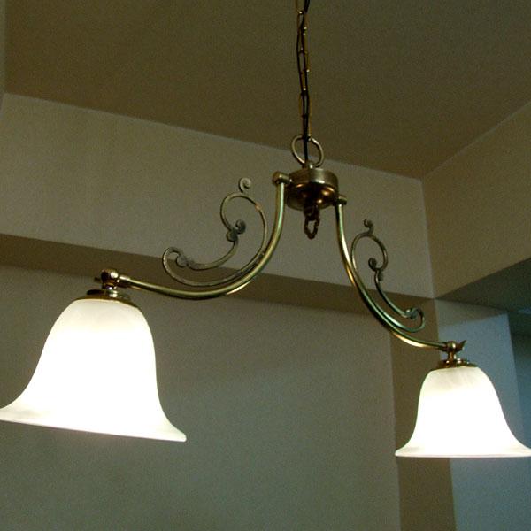 ペンダントライト シャンデリア 2灯 照明器具 アンティーク SOMBRERO