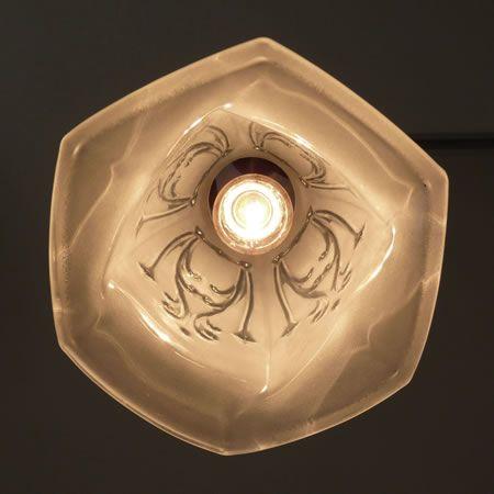 照明器具 アンティーク 1灯 ガラス ペンダントライト AISHA アイシャ