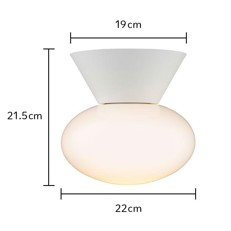 照明器具 シーリングライト リビング LED 玄関 直付け Mois モワ LT-4634 1灯の画像