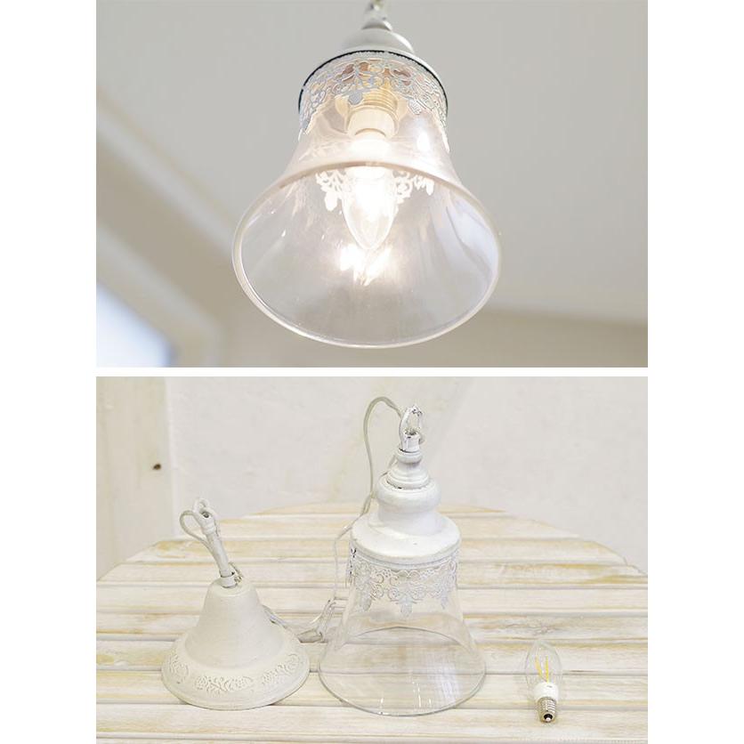 [簡易取付] ホワイトアンティーク Marielle オーブ製ペンダントライト 簡易取付] ホワイトアンティーク Marielle オーブ製ペンダントライト