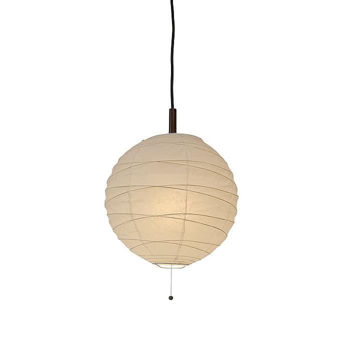 照明器具 ペンダントライト 和紙 1灯 提灯 60W 白和紙 直径30cm PN1-30-WH 和室 彩光デザイン ポイント利用_3