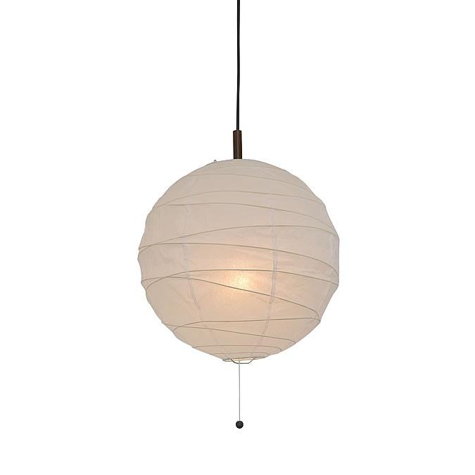 照明器具 ペンダントライト 和紙 2灯 提灯 200W 白和紙 直径39cm PN2