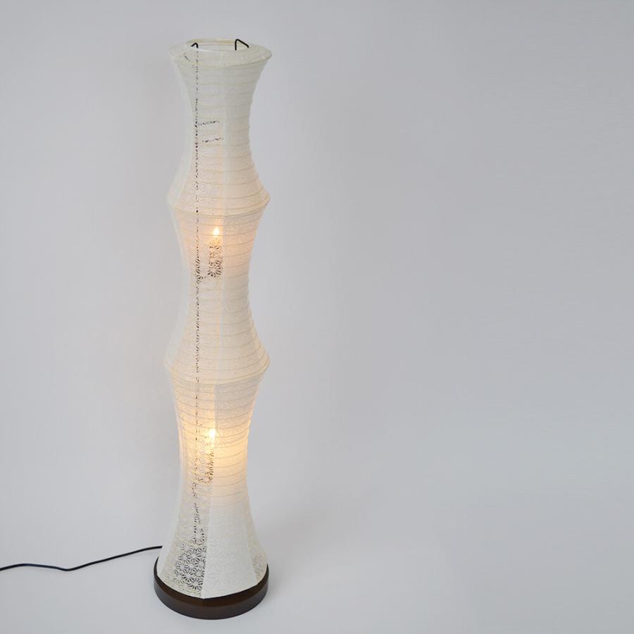 フロアライト 間接照明 フロアランプ スタンドライト 和紙 2灯 TOWER