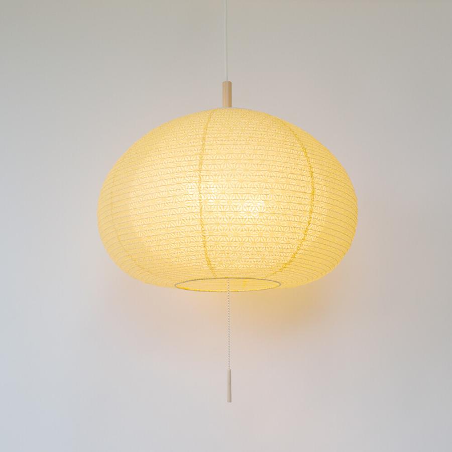 ペンダントライト 照明器具 和紙 2灯 提灯 二重和紙 200W 6畳 bud