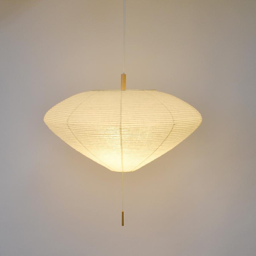 照明器具 ペンダントライト リビング 8畳 和紙 3灯 ダイヤ型 楮紙茶