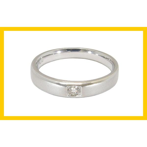 結婚指輪 安い プラチナ マリッジリング ペアリング ペアセット プラチナ950 Pt950 1粒ダイヤモンド 0.05ct 2本セット