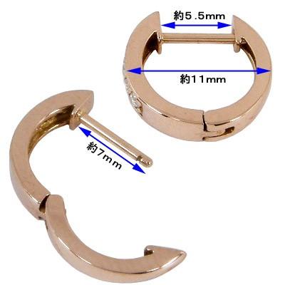 【値下げ・名盤】 K18 ダイヤ0.1ct 中折れ式ダイヤフープピアス 中折れ式ダイヤモンドフープピアス 中折れ フープピアス 【PET8884165752】(32108円)