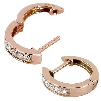 【値下げ・名盤】 K18 ダイヤ0.1ct 中折れ式ダイヤフープピアス 中折れ式ダイヤモンドフープピアス 中折れ フープピアス 【PET8884165752】(32108円)
