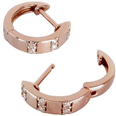 匿名配送 K18 ダイヤ0.1ct 中折れ式ダイヤフープピアス 中折れ式ダイヤモンドフープピアス 中折れ フープピアス 【OCQ6453110411】(23322円)