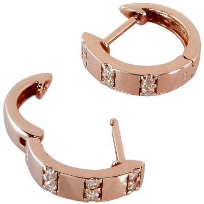 匿名配送 K18 ダイヤ0.1ct 中折れ式ダイヤフープピアス 中折れ式ダイヤモンドフープピアス 中折れ フープピアス 【OCQ6453110411】(23322円)