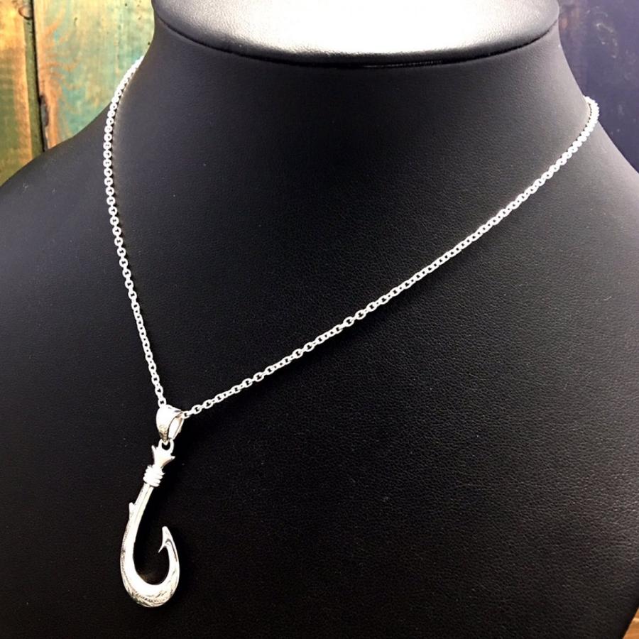 爆釣祈願 シルバー925 送料無料 New スクロールフィッシュフック 釣り針 ネックレス トップ Svtop Fishhook 002 Azul 通販 Yahoo ショッピング