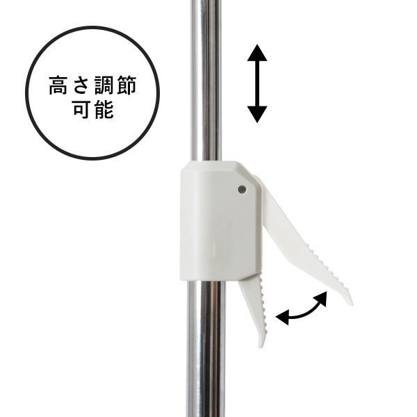 友屋 フロアースタンド B クローム L型 店舗用品 展示会 イベント 販促