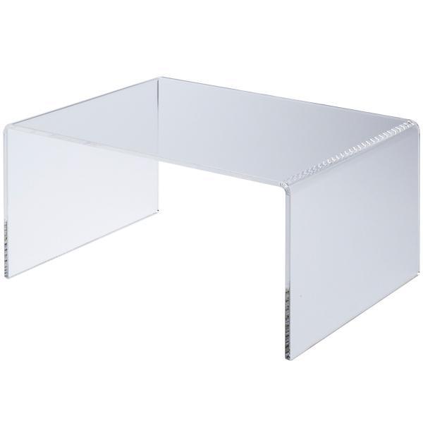 友屋 コの字 展示台 特大 W300mm H150mm アクリル 店舗用品