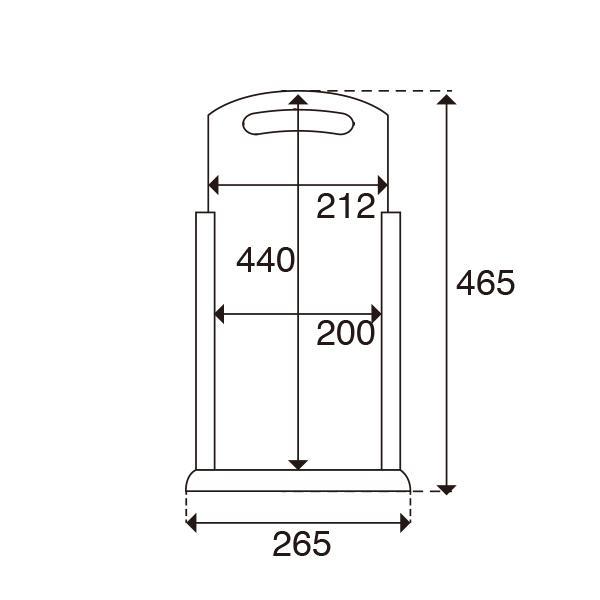 友屋 新デスクトップメニューボード中 幅265mm×奥行70mm×高465mm 卓上