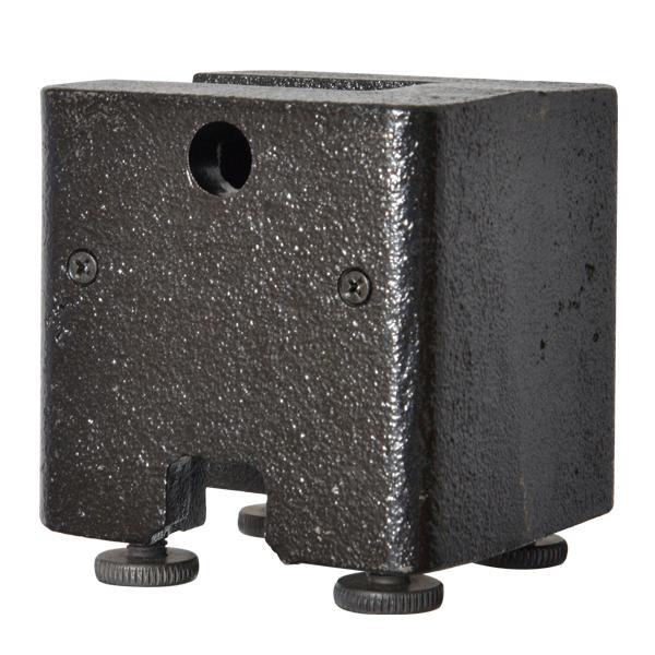 友屋 キューブブロック ウエイト 2.8kg W100×D100×H97mm ブラック