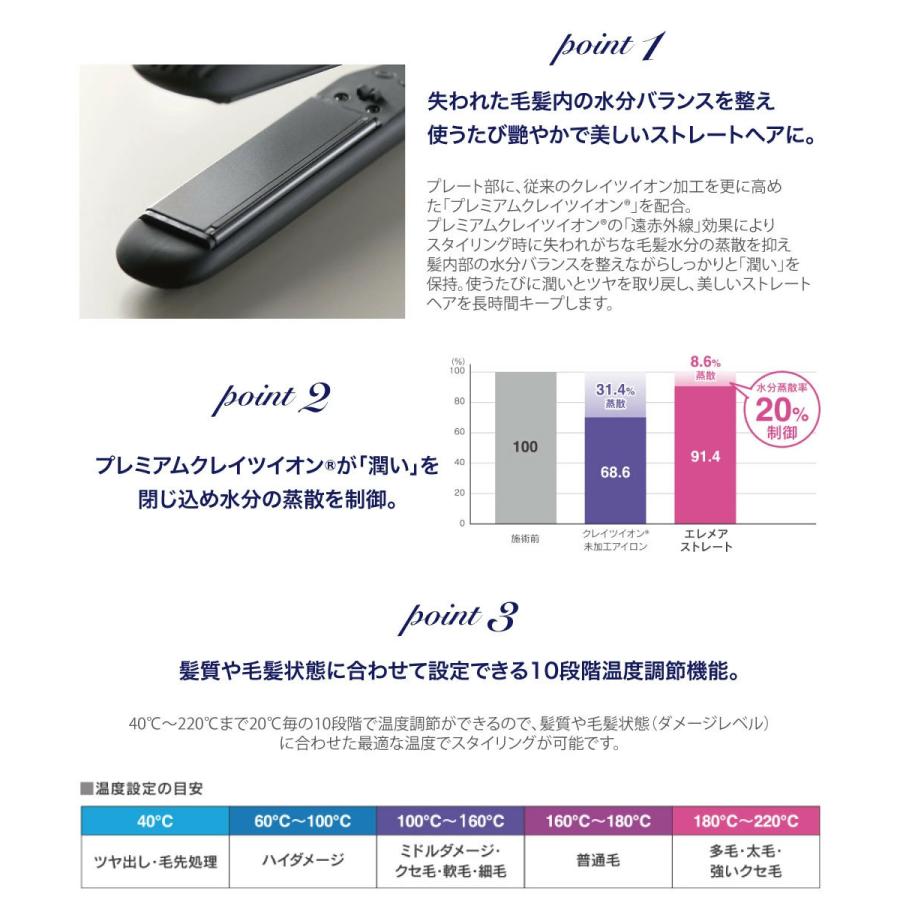 クレイツ イオン エレメアストレート SSIE-G15PRO CREATE ION ヘア