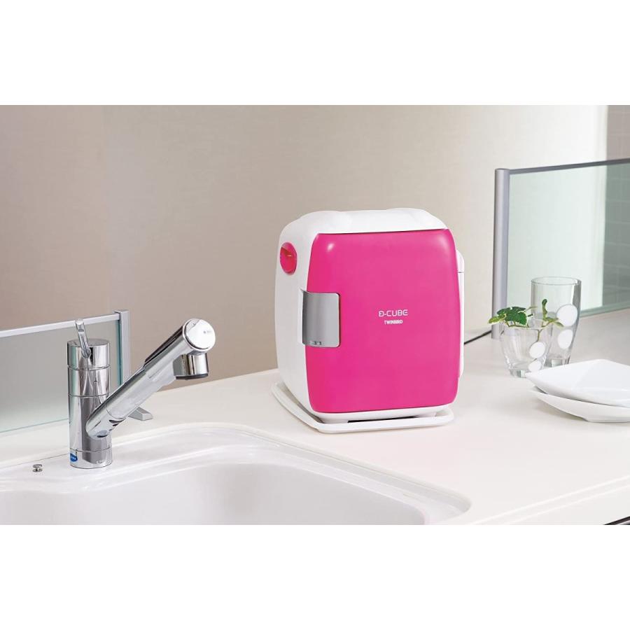 TWINBIRD 2電源式コンパクト電子保冷保温ボックス D-CUBE S ピンク HR-DB06P｜shop-beautylife｜03