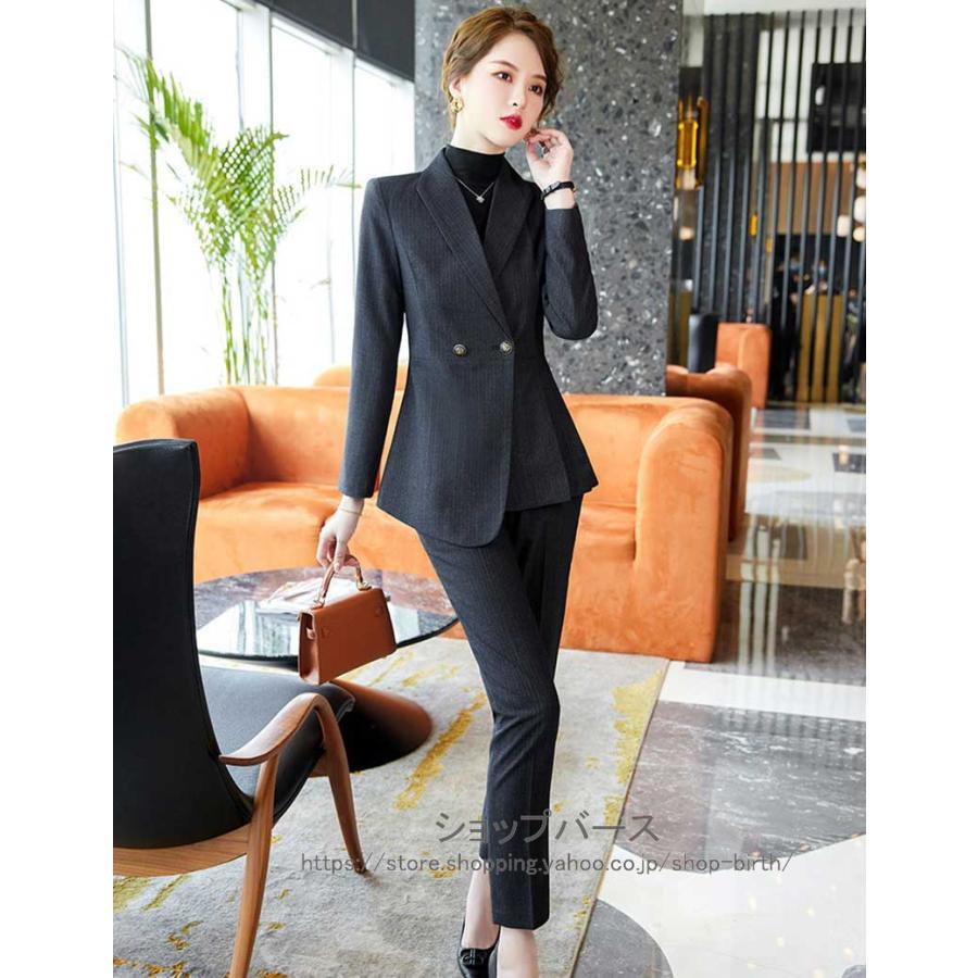 【極美品】THE SUIT COMPANY レディースセットアップパンツ① スーツ レディース セットアップ 2点セット フレアジャケット