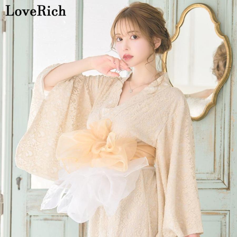 LoveRich ラブリッチ 【20カラー/帯単品】 ふんわり オーガンジー 帯