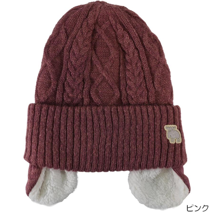 moz（モズ） 耳付きニットワッチ キャップ カジュアル ストリート 防寒