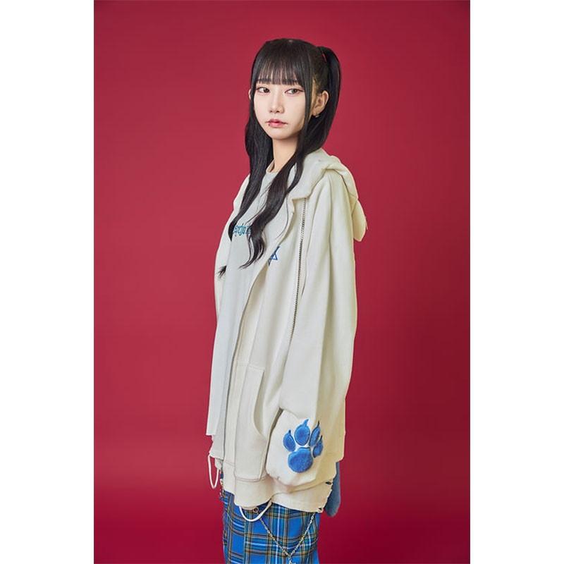 PSYCHO NATION サイコネーション 猫耳フード しっぽ付き フルジップ