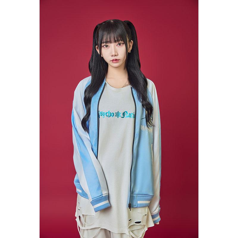 サイコネーション 寝田ルネ コラボ スカジャン リバーシブル PSYCHO NATION サイコネーション 【4サイズ/2カラー】寝田ルネ コラボ