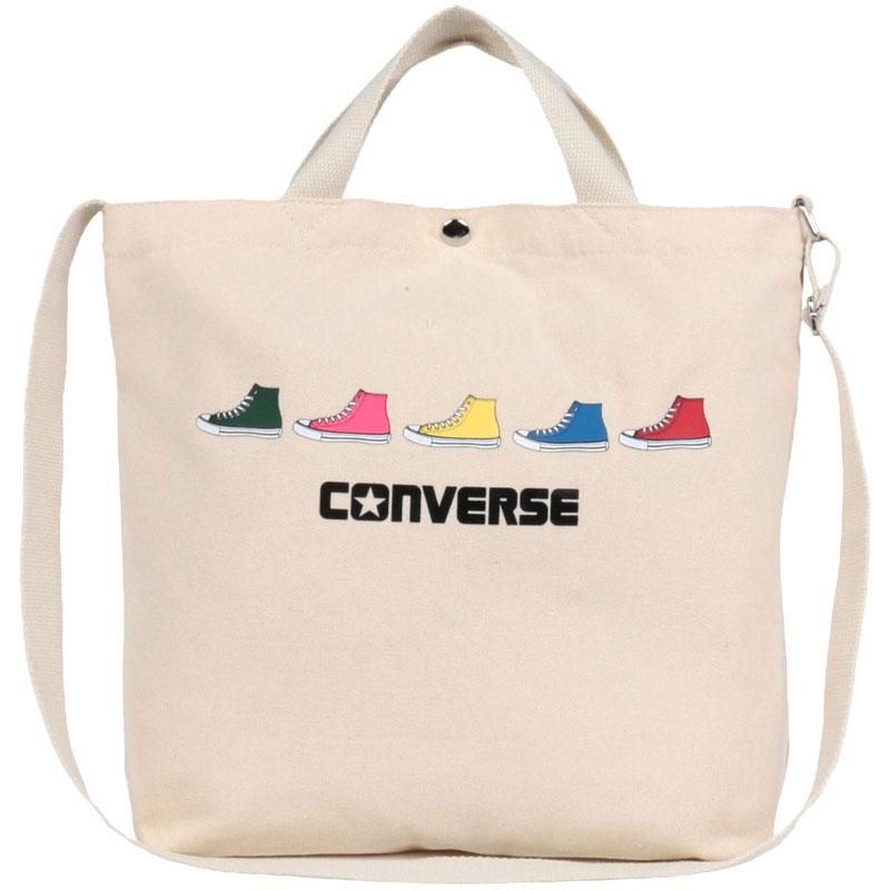 CONVERSE コンバース スニーカー プリント 2WAY トートバッグ 80491400｜shop-bloom｜02