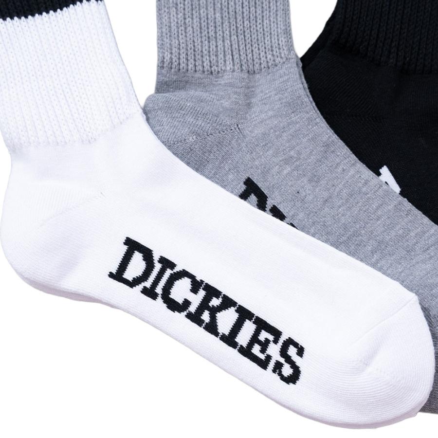 Dickies（ディッキーズ） 【3足セット】 DK クルー丈 3ライン 足底