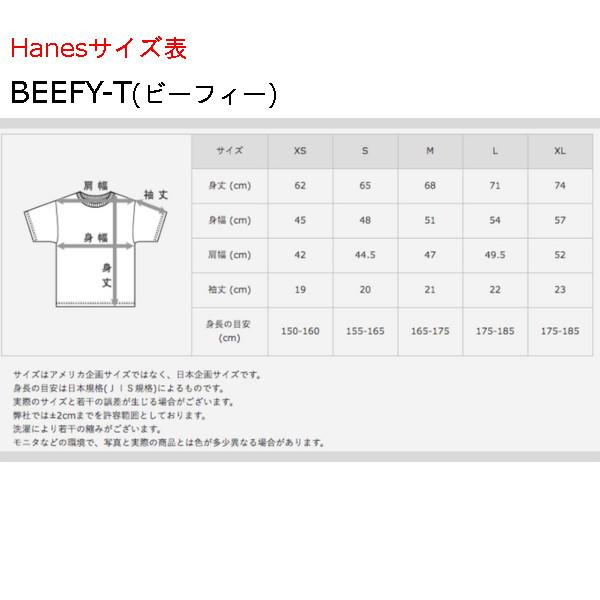 Hanes ヘインズ ビーフィー Tシャツ BEEFY-T 1枚組 綿100% 肉厚生地 ヘビーウェイトT H5180 ユニセックス ブラック｜shop-bloom｜03