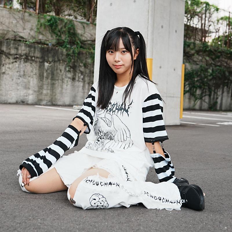 ACDC RAG エーシーディーシーラグ 脳みそ少女/肋骨天使 ロンT Tシャツ